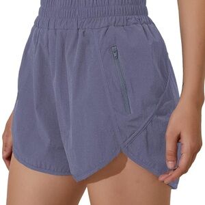 Women's Purple Athletic Shorts